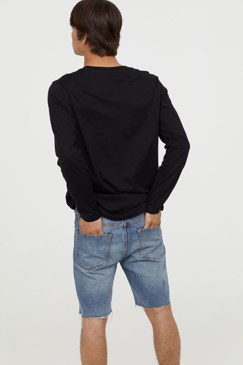 Playera básica manga larga