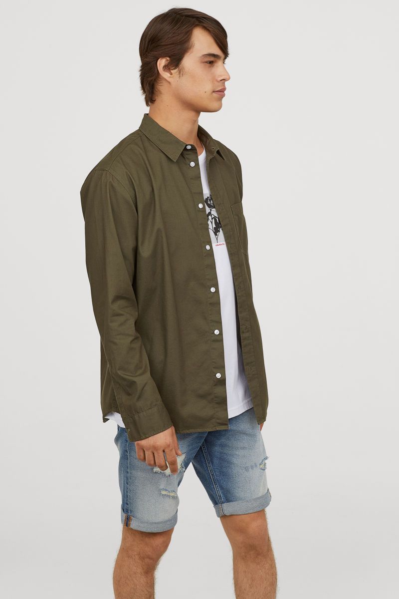 Camisa verde militar