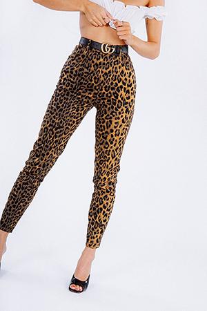 Pantalon animal print