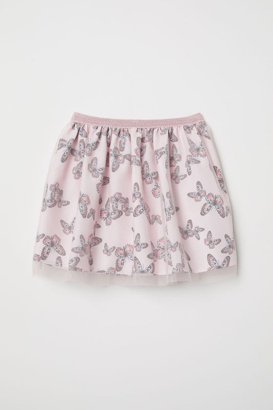Falda de mariposas para niña