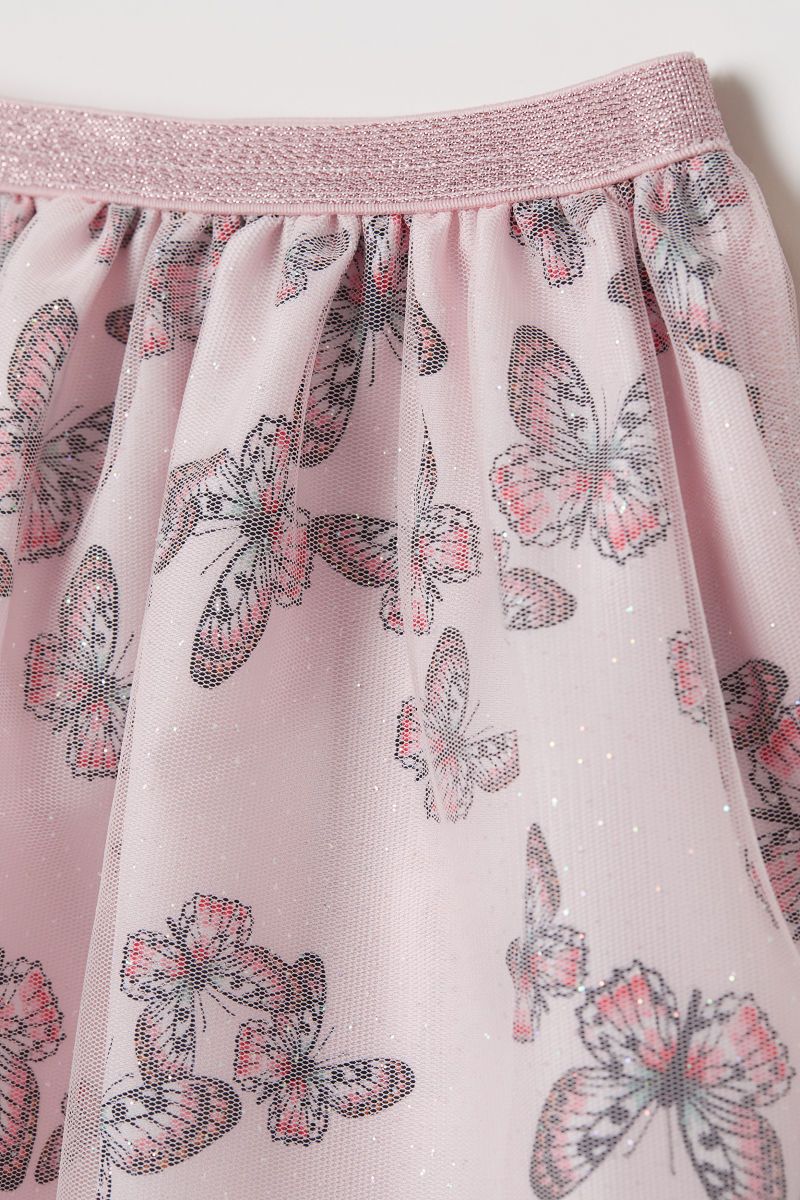 Falda de mariposas para niña