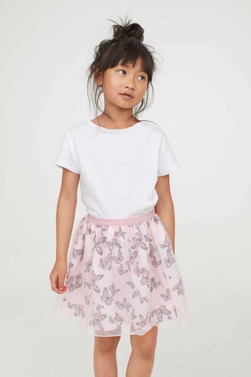 Falda de mariposas para niña