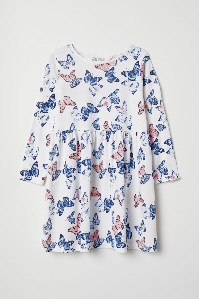 Vestido de mariposas para niña