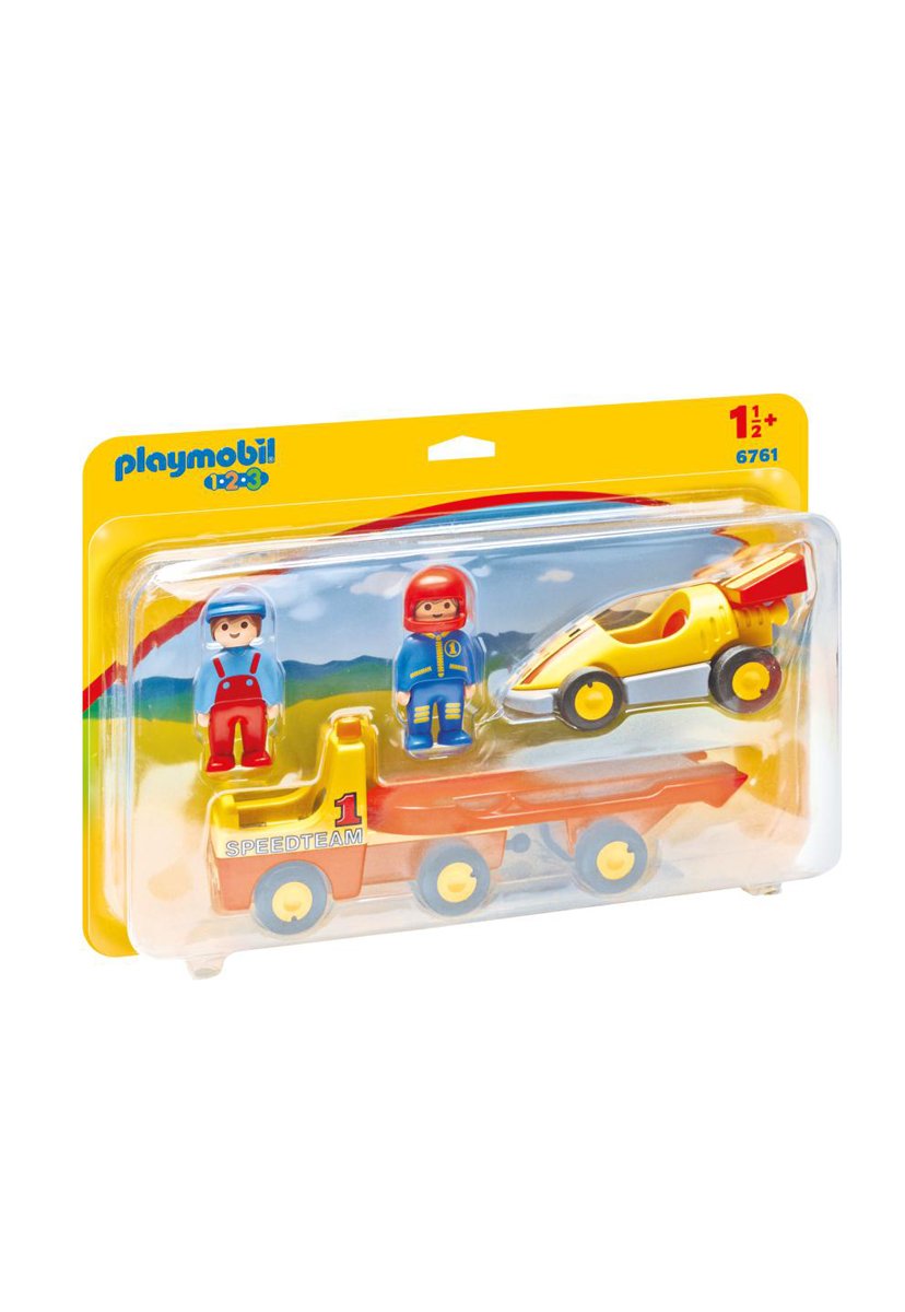 1.2.3 Coche de Carreras con Camio?n - Playmobil