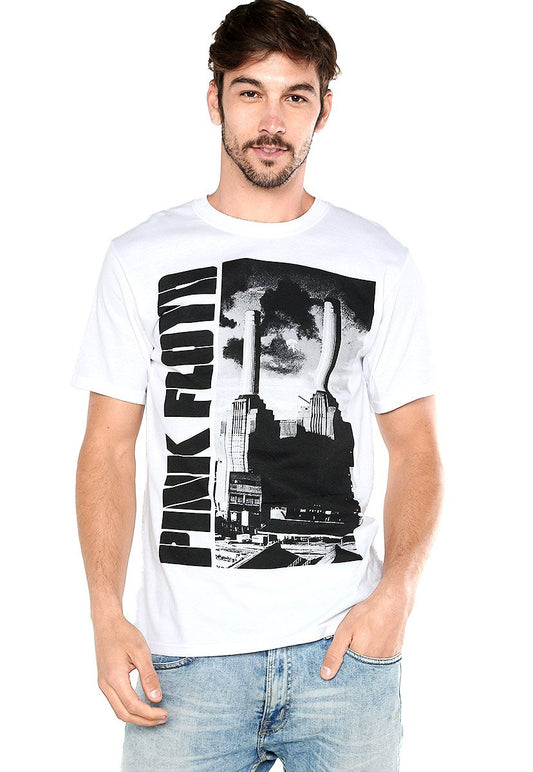 Playera Blanca Pink Floyd